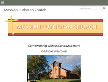 Tablet Screenshot of messiah-lutheran-church.com